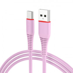KABEL USB MICRO USB QUICK CHARGE PINK