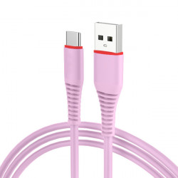 KABEL USB TYPE C QUICK CHARGE PINK